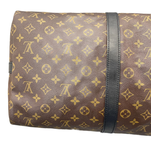 Louis Vuitton Keepall 55 Monogram Brown Black Louis Vuitton Keepall 55 Monogram Brown Black