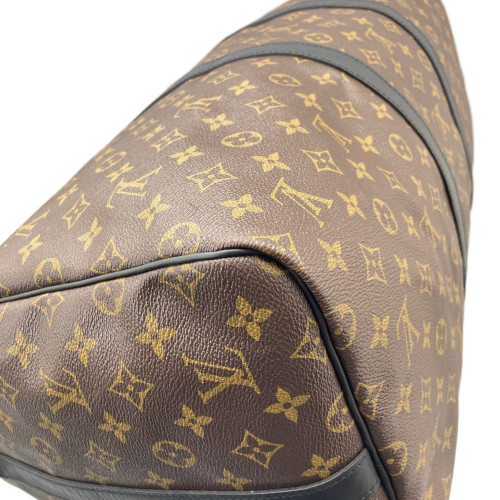 Louis Vuitton Keepall 55 Monogram Brown Black Louis Vuitton Keepall 55 Monogram Brown Black