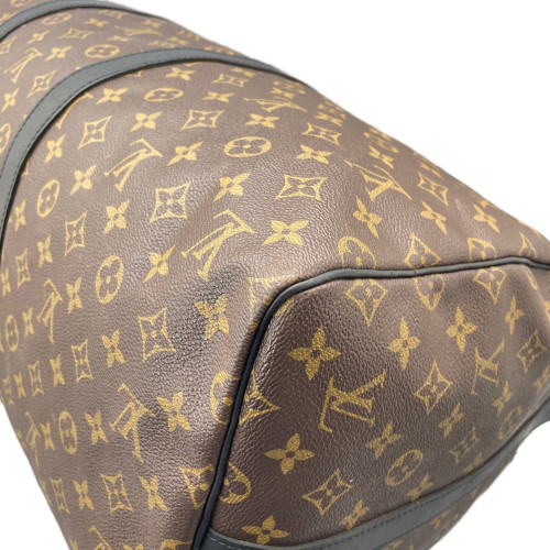 Louis Vuitton Keepall 55 Monogram Brown Black Louis Vuitton Keepall 55 Monogram Brown Black