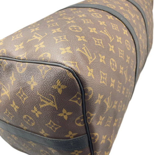 Louis Vuitton Keepall 55 Monogram Brown Black Louis Vuitton Keepall 55 Monogram Brown Black