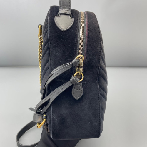 Gucci Marmont Backpack Velvet Black