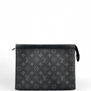 Louis Vuitton Pochette Voyage MM Monogram Eclipse Black