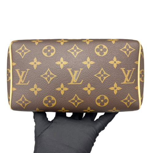 Louis Vuitton Speedy Bandouliere 20 Monogram Brown Beige