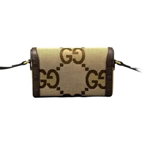 Gucci Crossbody Bag Monogram Jumbo GG Beige Ebony Gucci Crossbody Bag Monogram Jumbo GG Beige Ebony