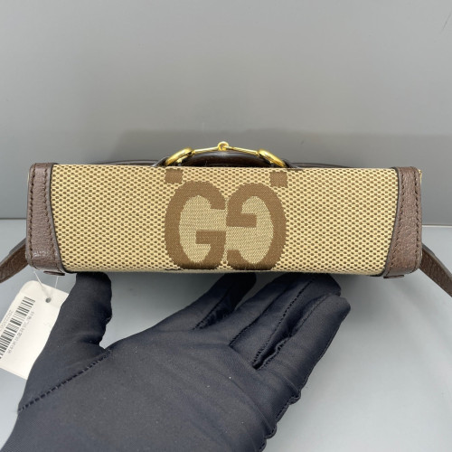 Gucci Crossbody Bag Monogram Jumbo GG Beige Ebony Gucci Crossbody Bag Monogram Jumbo GG Beige Ebony