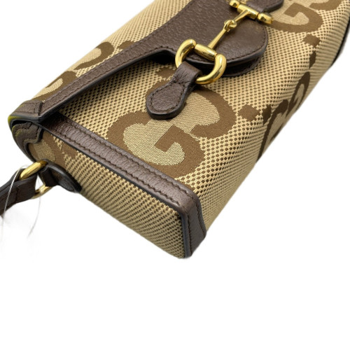 Gucci Crossbody Bag Monogram Jumbo GG Beige Ebony Gucci Crossbody Bag Monogram Jumbo GG Beige Ebony