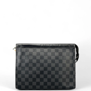 Louis Vuitton Pochette Voyage MM Damier Graphite Black Louis Vuitton Pochette Voyage MM Damier Graphite Black