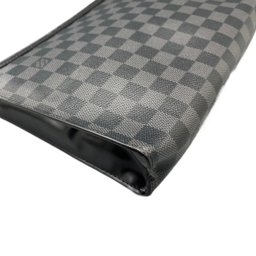Louis Vuitton Pochette Voyage MM Damier Graphite Black