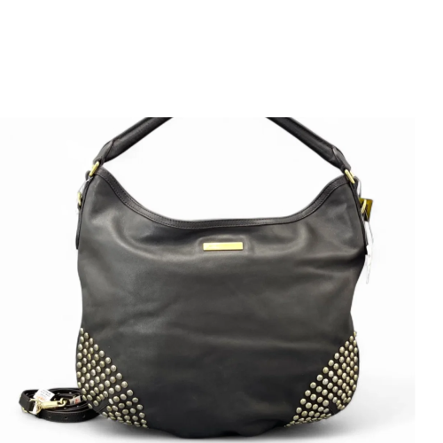 Burberry Studded Hobo Calfskin Black Burberry Studded Hobo Calfskin Black