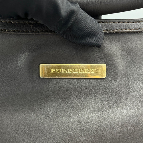 Burberry Studded Hobo Calfskin Black Burberry Studded Hobo Calfskin Black