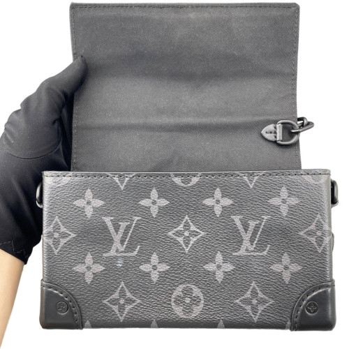 Louis Vuitton Steamer Wearable Wallet Monogram Eclipse Black