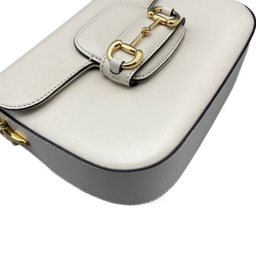 Gucci Horsebit Mini Horsebit 1955 Calfskin White