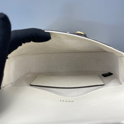 Gucci Horsebit Mini Horsebit 1955 Calfskin White