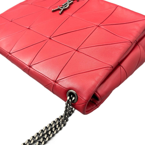 Yves Saint Laurent Shoulder Bag Calfskin Red Yves Saint Laurent Shoulder Bag Calfskin Red