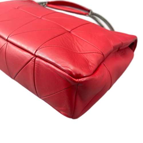Yves Saint Laurent Shoulder Bag Calfskin Red Yves Saint Laurent Shoulder Bag Calfskin Red