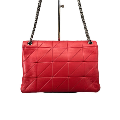 Yves Saint Laurent Shoulder Bag Calfskin Red Yves Saint Laurent Shoulder Bag Calfskin Red