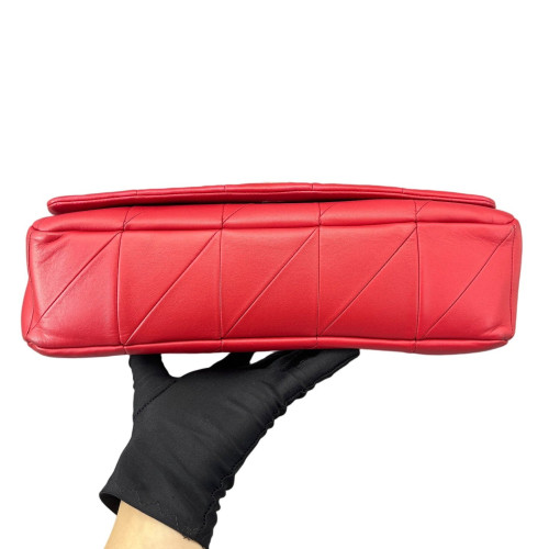 Yves Saint Laurent Shoulder Bag Calfskin Red Yves Saint Laurent Shoulder Bag Calfskin Red