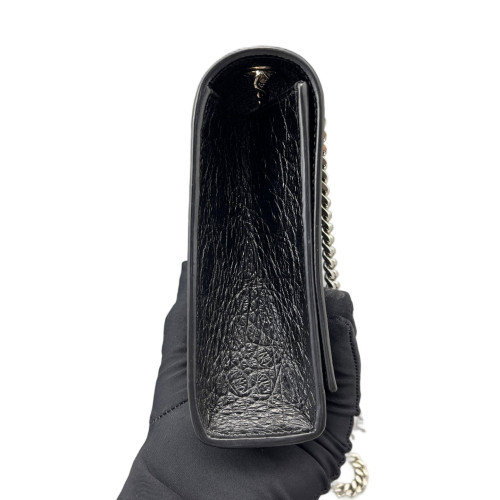 Yves Saint Laurent Medium Kate Corssbody Bag Calfskin Crocodile Embossed Black Yves Saint Laurent Medium Kate Corssbody Bag Calfskin Crocodile Embossed Black
