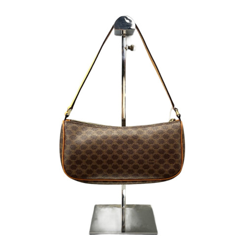 Celine Triomphe Hobo Triomphe Brown