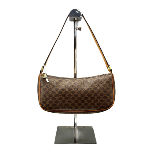 Celine Triomphe Hobo Triomphe Brown
