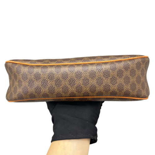 Celine Triomphe Hobo Triomphe Brown