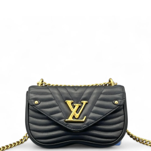 Louis Vuitton New Wave Chain Bag PM Calfskin Black