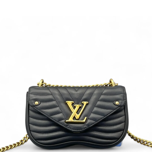 Louis Vuitton New Wave Chain Bag PM Calfskin Black