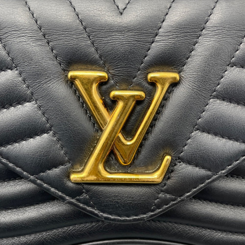 Louis Vuitton New Wave Chain Bag PM Calfskin Black