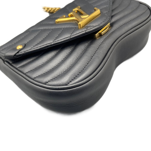 Louis Vuitton New Wave Chain Bag PM Calfskin Black