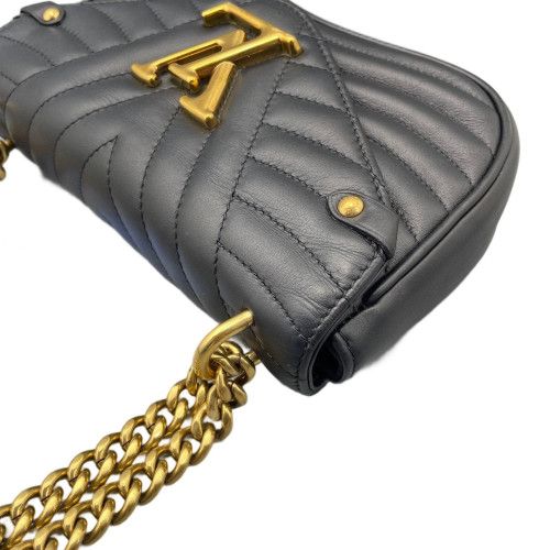 Louis Vuitton New Wave Chain Bag PM Calfskin Black