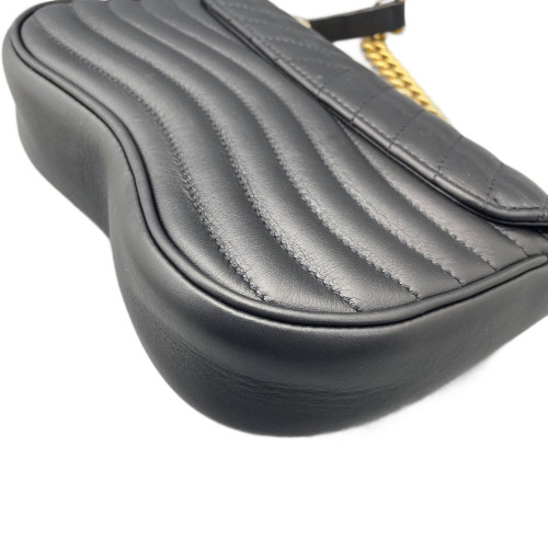 Louis Vuitton New Wave Chain Bag PM Calfskin Black