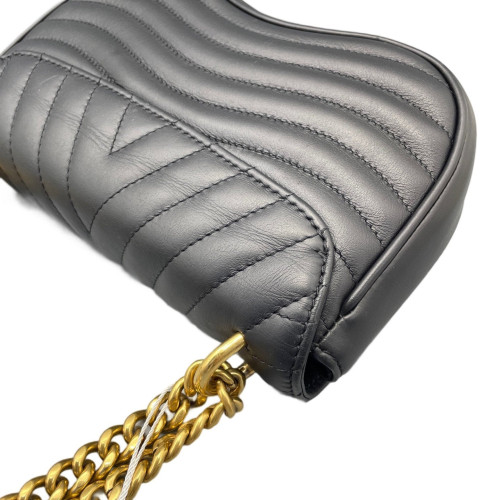 Louis Vuitton New Wave Chain Bag PM Calfskin Black