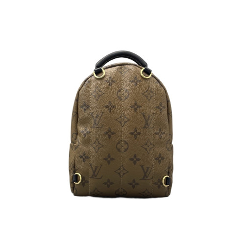 Louis Vuitton Palm Springs Backpack Mini Reverse Monogram Brown Black