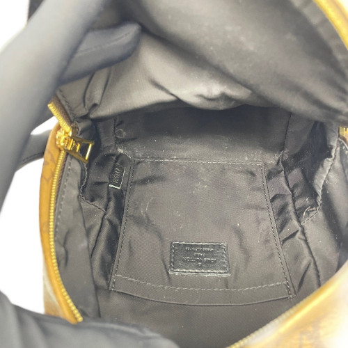 Louis Vuitton Palm Springs Backpack Mini Reverse Monogram Brown Black