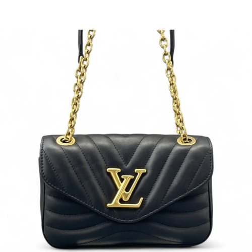 Louis Vuitton New Wave Chain Bag PM Calfskin Black