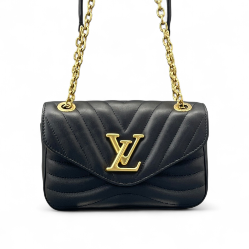 Louis Vuitton New Wave Chain Bag PM Calfskin Black
