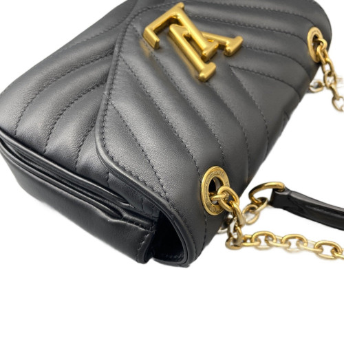 Louis Vuitton New Wave Chain Bag PM Calfskin Black