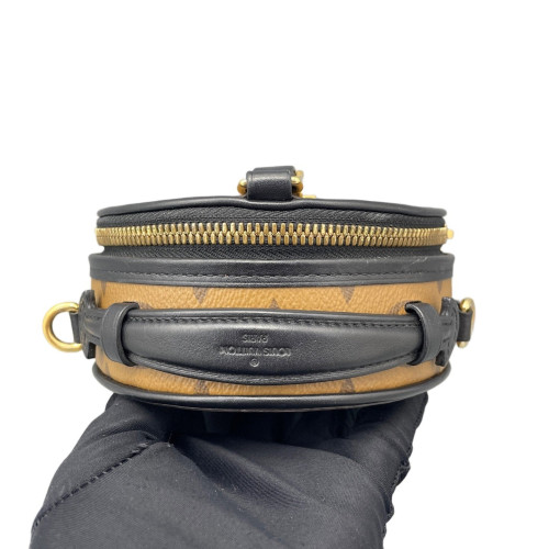 Louis Vuitton Petite Boite Chapeau Monogram Brown Black