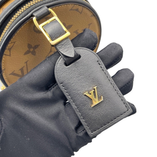 Louis Vuitton Petite Boite Chapeau Monogram Brown Black