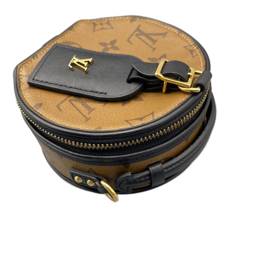 Louis Vuitton Petite Boite Chapeau Monogram Brown Black