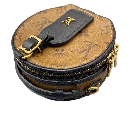 Louis Vuitton Petite Boite Chapeau Monogram Brown Black