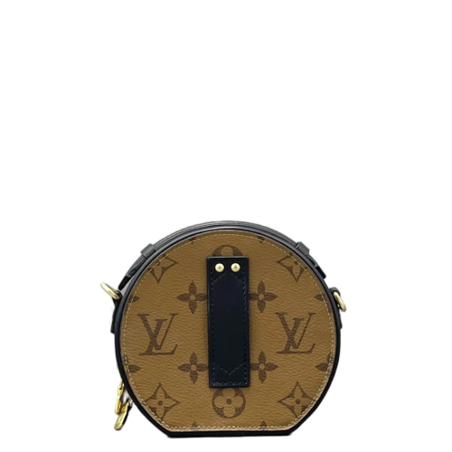 Louis Vuitton Petite Boite Chapeau Monogram Brown Black