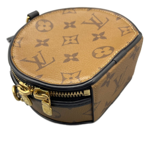 Louis Vuitton Petite Boite Chapeau Monogram Brown Black