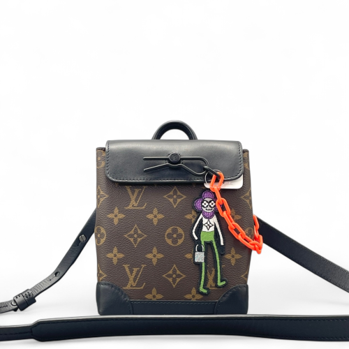 Louis Vuitton Nano Steamer Monogram Brown Black