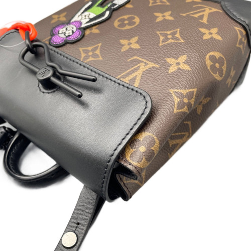 Louis Vuitton Nano Steamer Monogram Brown Black