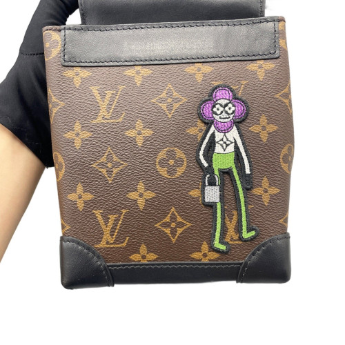 Louis Vuitton Nano Steamer Monogram Brown Black