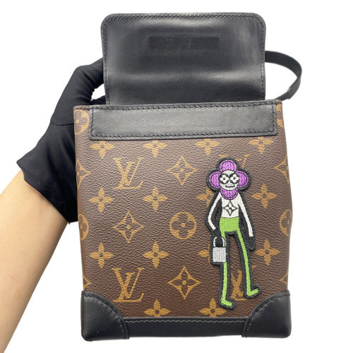 Louis Vuitton Nano Steamer Monogram Brown Black
