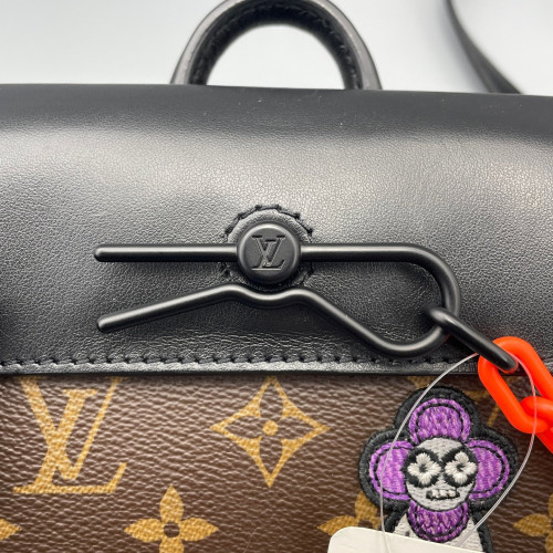 Louis Vuitton Nano Steamer Monogram Brown Black