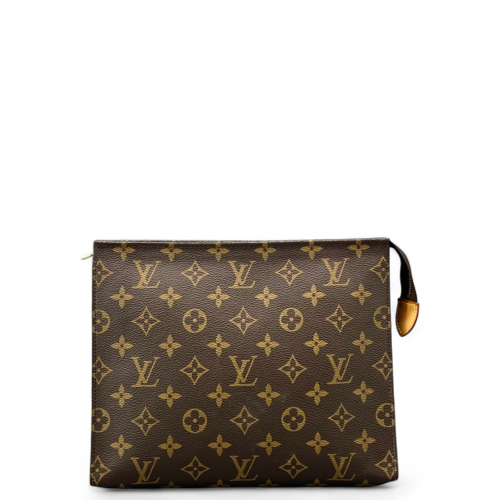 Louis Vuitton Poche Toilette 26 Monogram Brown Louis Vuitton Poche Toilette 26 Monogram Brown