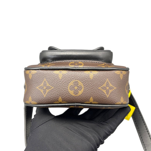 Louis Vuitton Christopher Wearable Wallet Monogram Brown Black